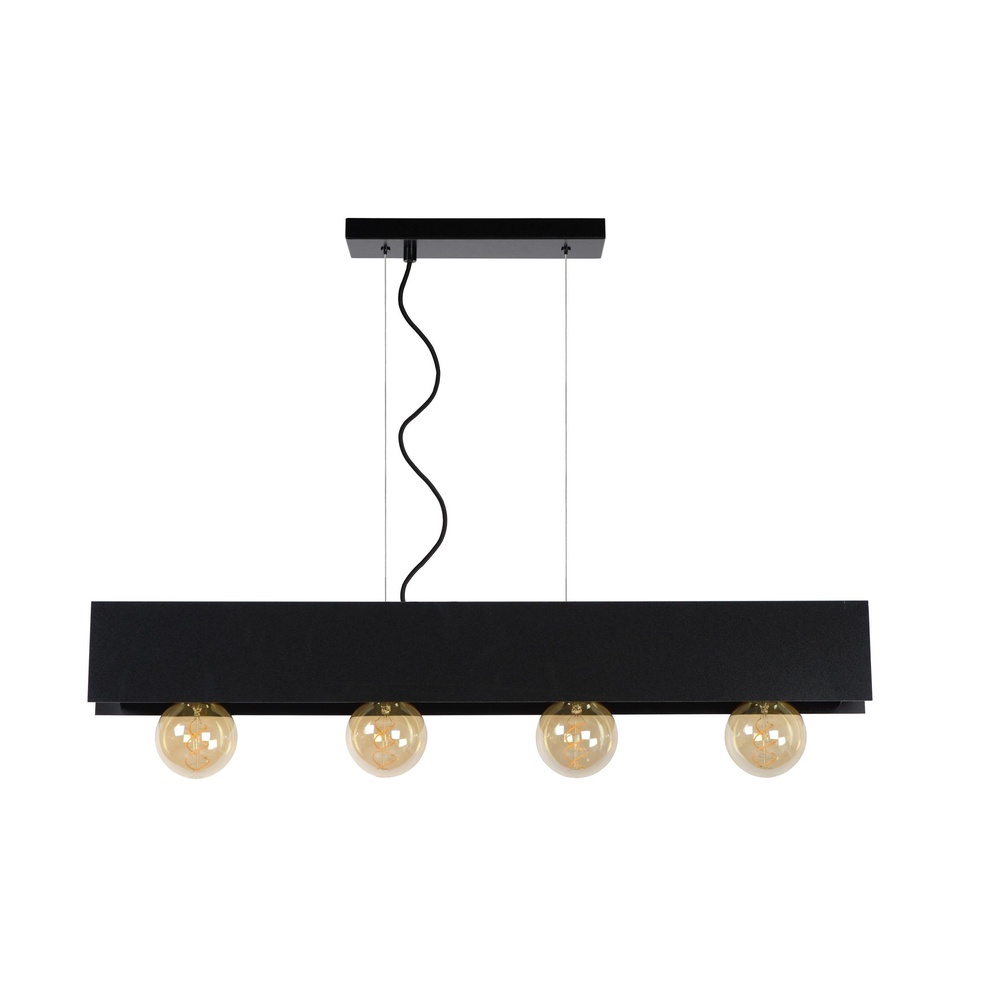 Lucide Design hanglampSurtus 4-lichts zwart - 30474/04/30